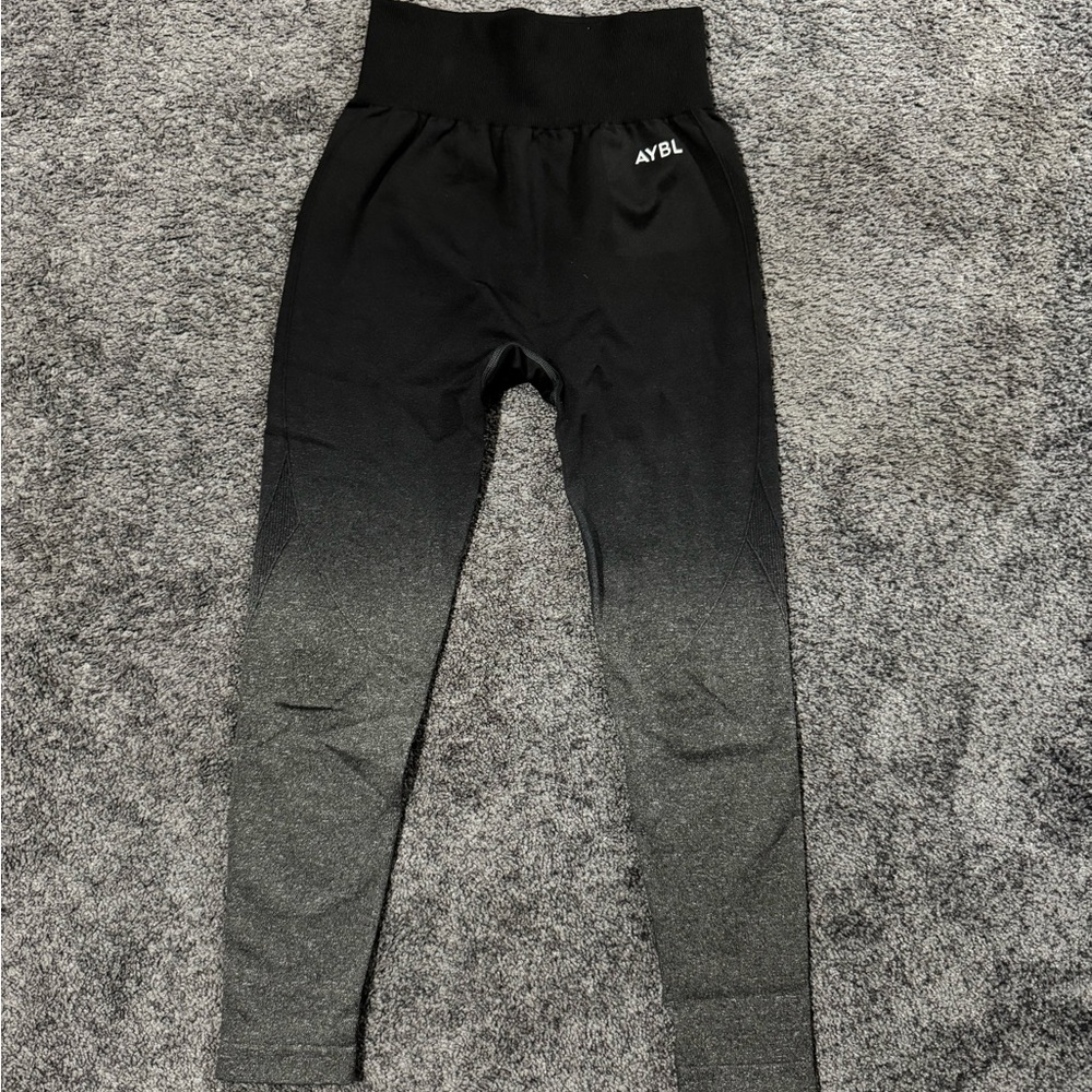 AYBL Women's Charcoal to Black Gradient Leggings
